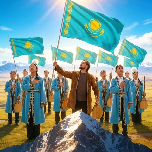 Ибрагим Ескендір & Алтын домбыра ансамблі - Байрақ